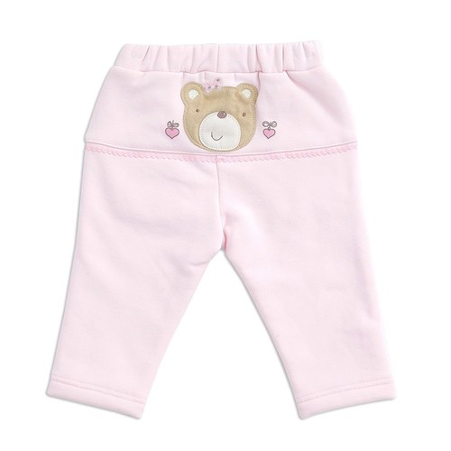 粉色小熊長褲