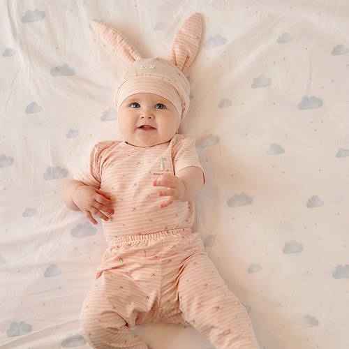 兔蘿蔔嬰兒長褲