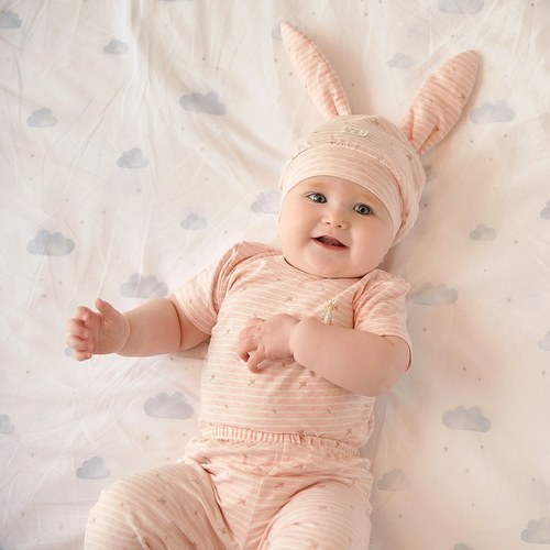 兔蘿蔔嬰兒長褲
