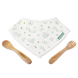 餐巾餐具組-餐巾+湯匙+叉子 (2款選擇)