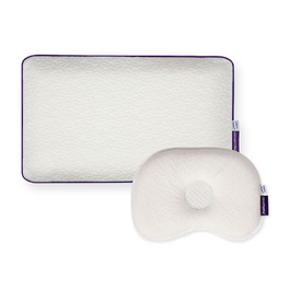 【組合優惠】Cleva Foam® 護頭型新生兒枕(0-6M適用)+護頭型幼童枕(12M以上適用)