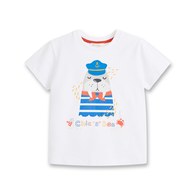 海洋守護隊海象白色T恤 (吸濕排汗+抗UV)