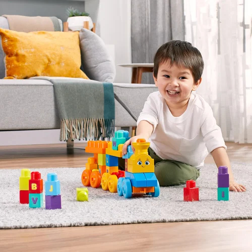 費雪美高大積木音樂字母學習火車