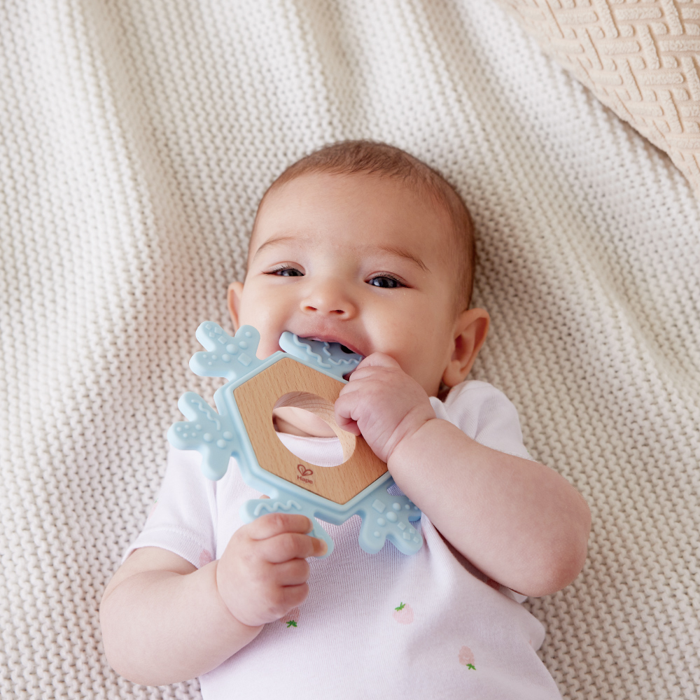 德國Hape 雪花安撫固齒器 德國Hape 雪花安撫固齒器