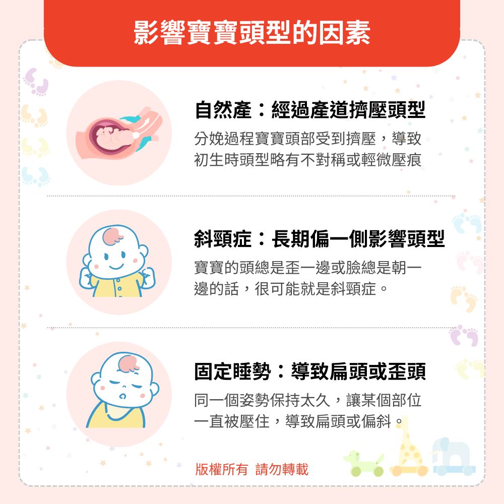 影響寶寶頭型的因素